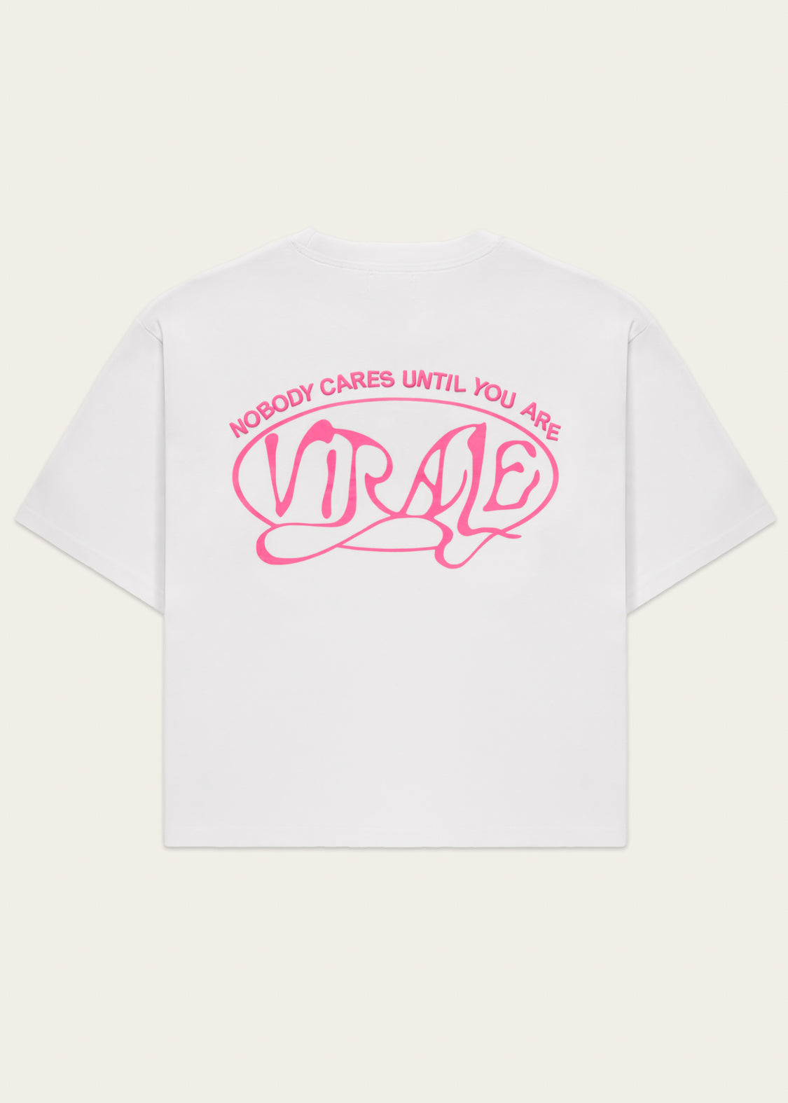 NOBODY CARES TEE WHITE