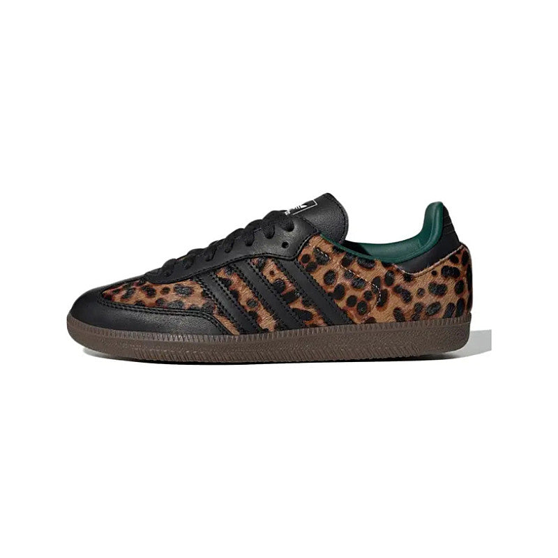 Adidas Samba OG Black Green Leopard