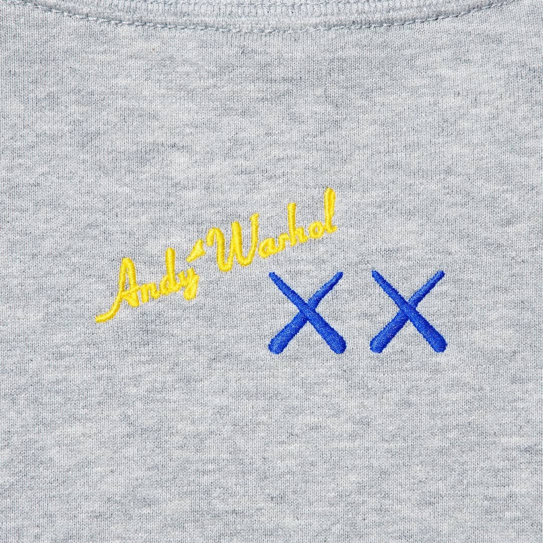 Felpa Stampa UT KAWS + Warhol