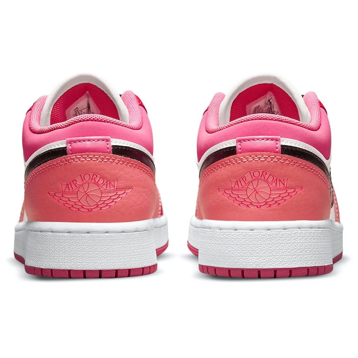 Air Jordan 1 Low Pink RED (GS) - LACEOFF PARMA - 3