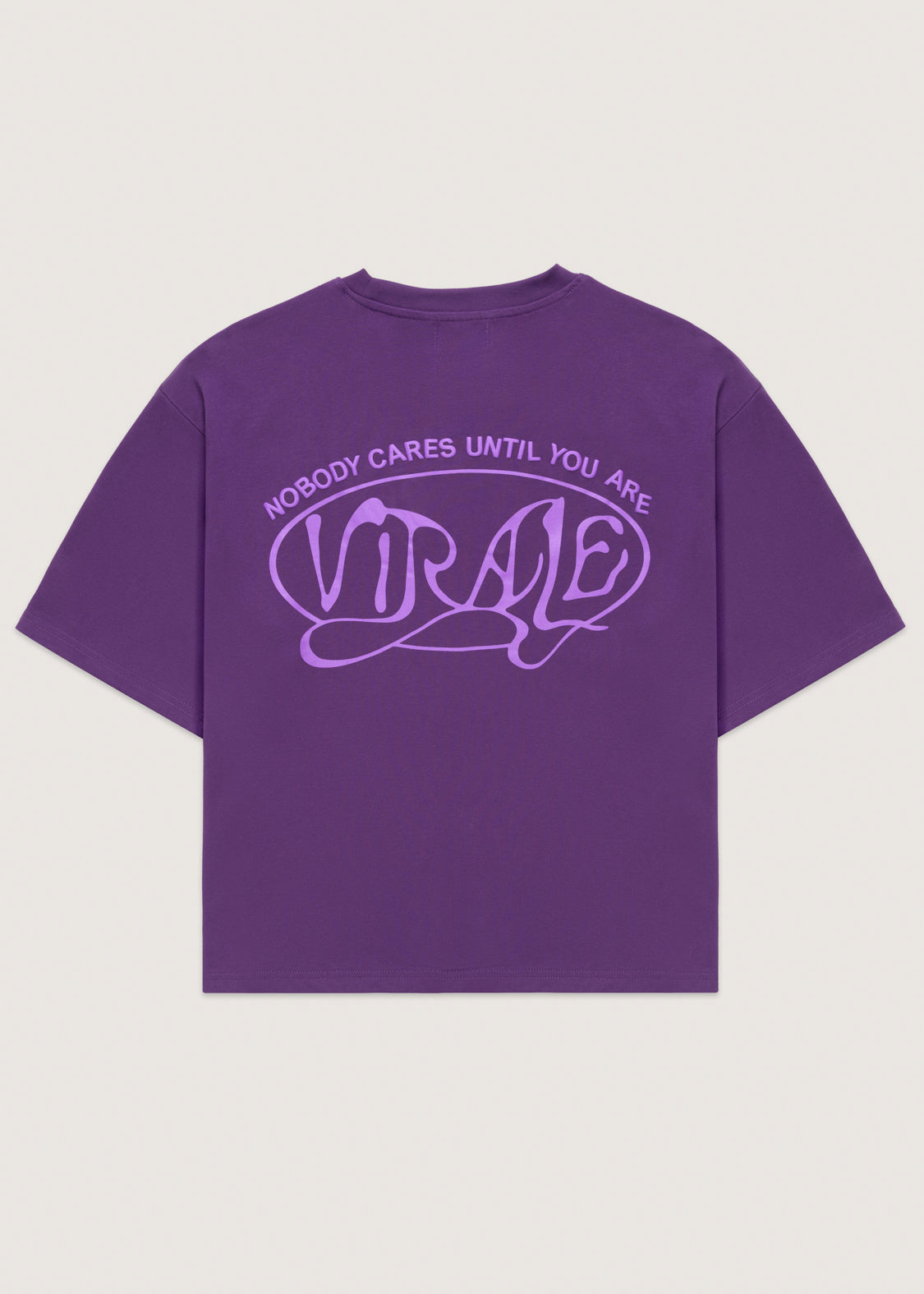 NOBODY CARES TEE PURPLE