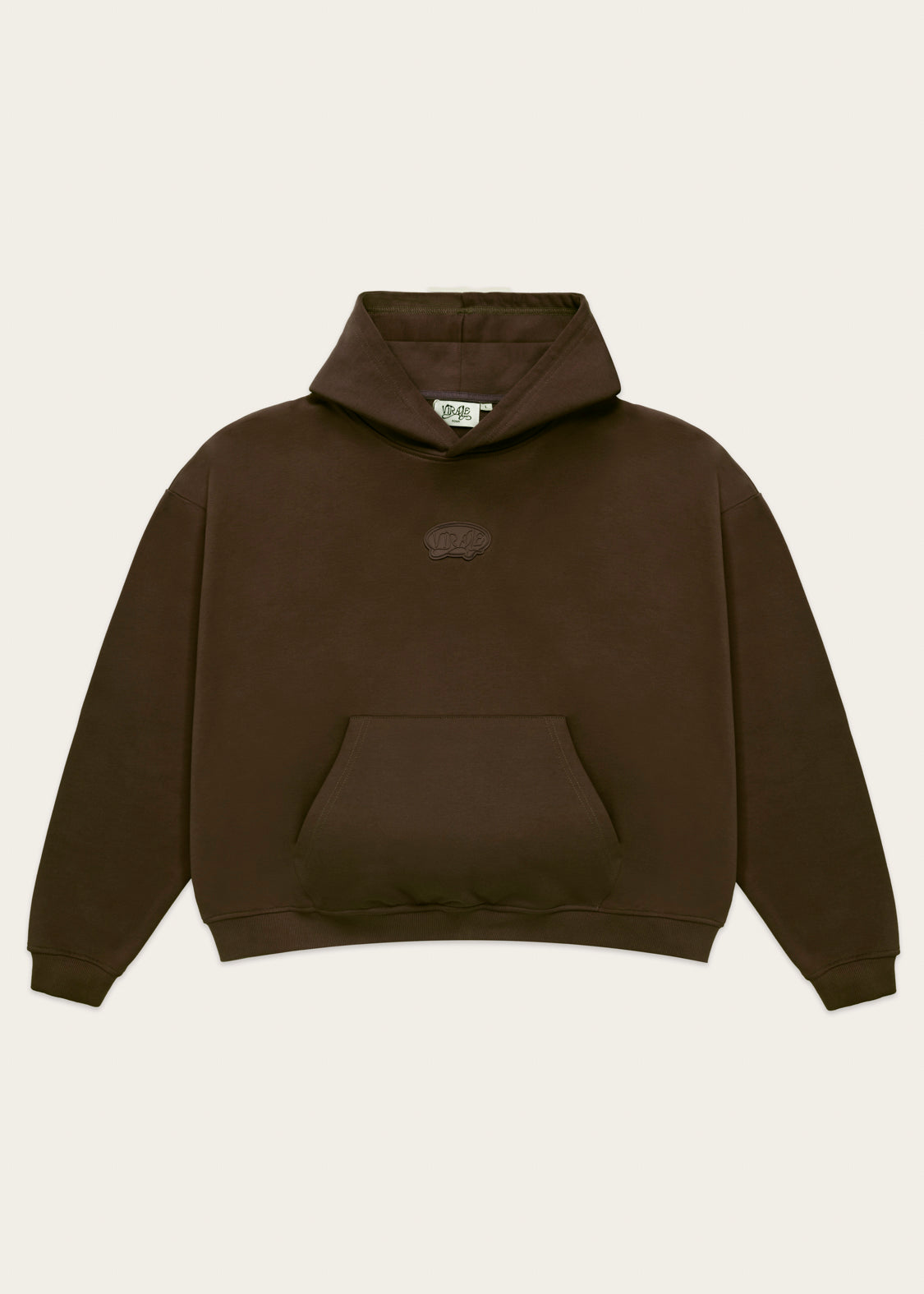 NOBODY CARES HOODIE BROWN