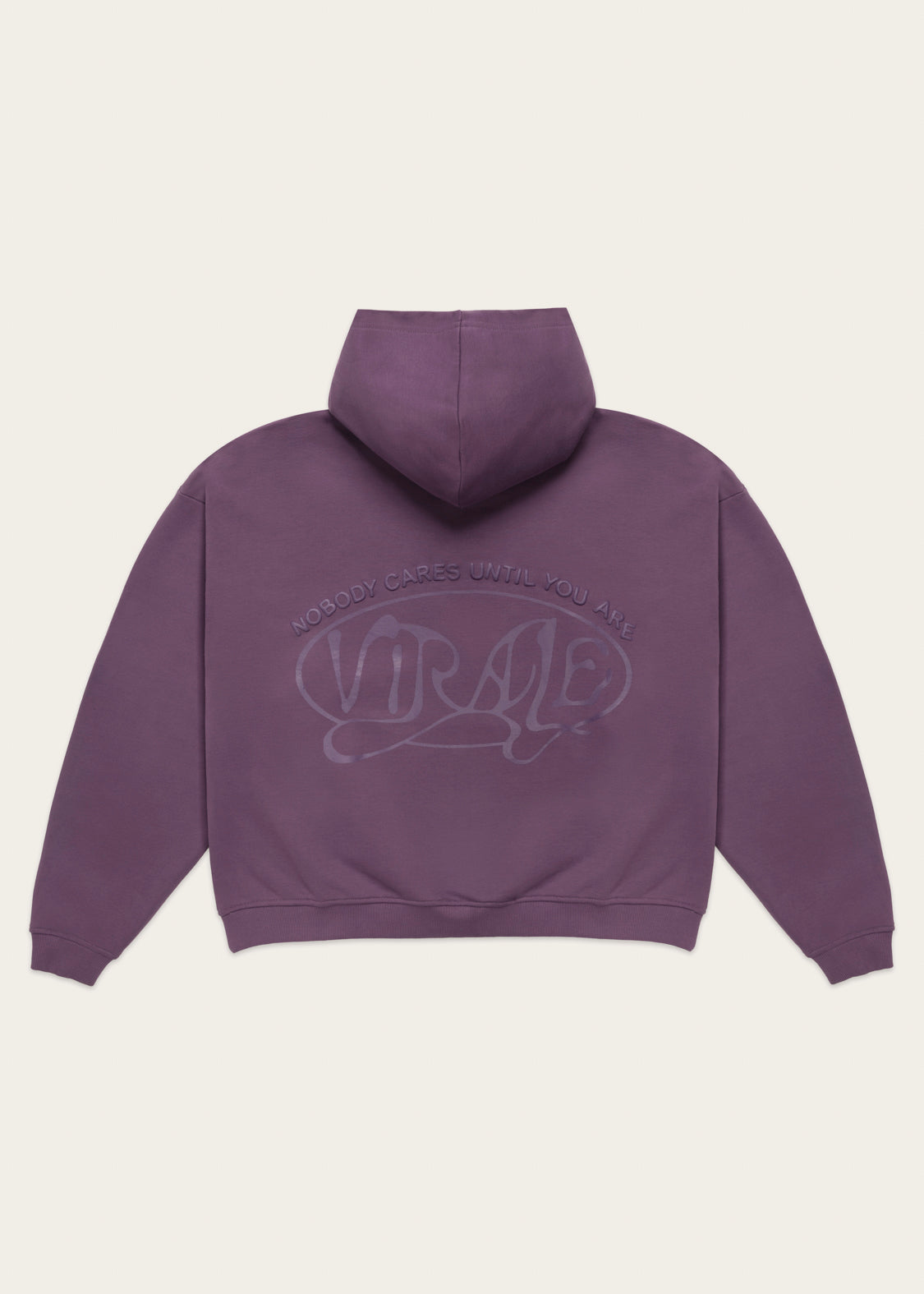 NOBODY CARES HOODIE PURPLE