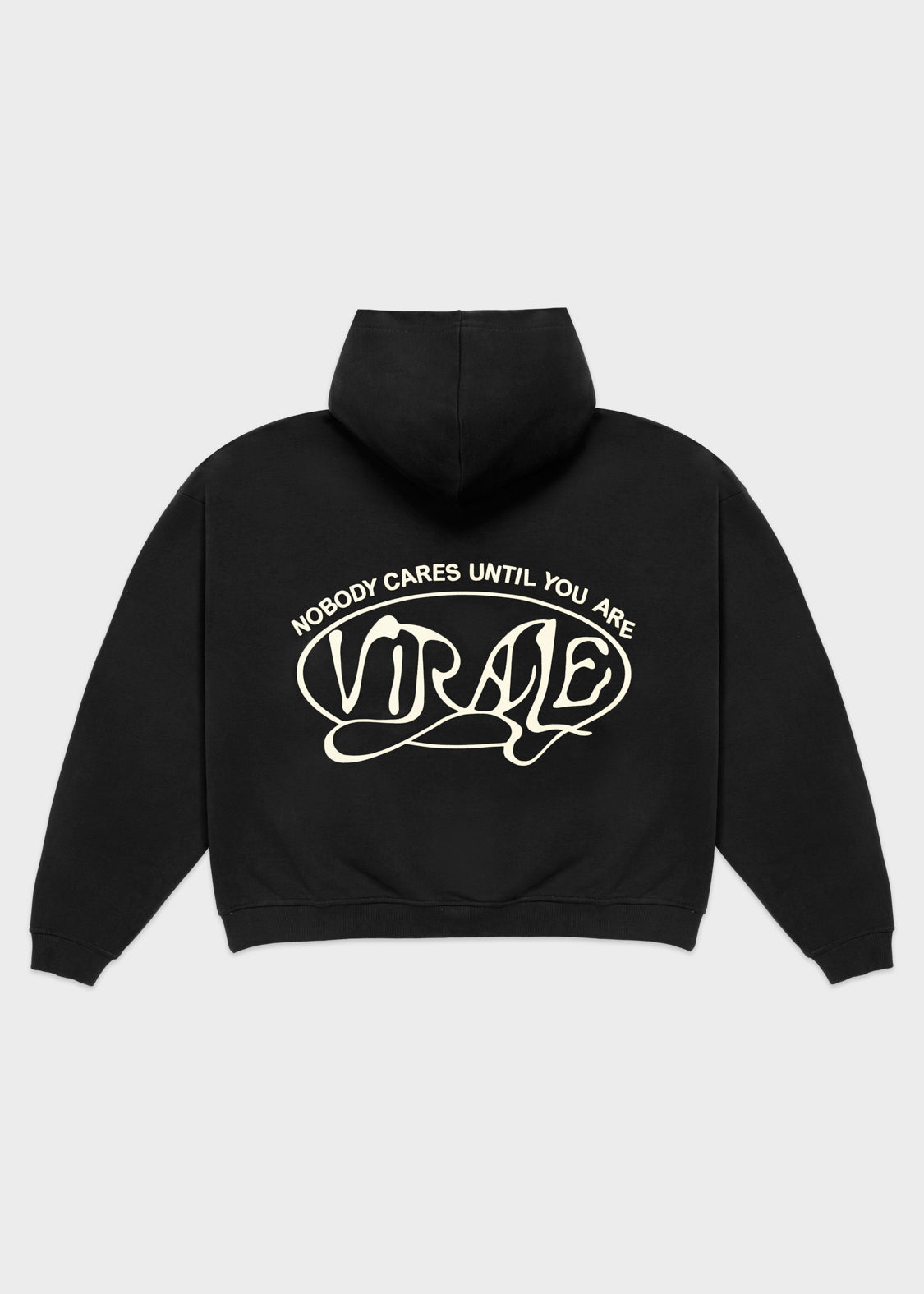 NOBODY CARES HOODIE BLACK