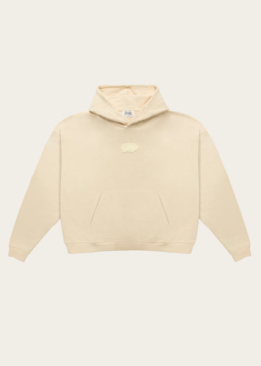 NOBODY CARES HOODIE CREAM