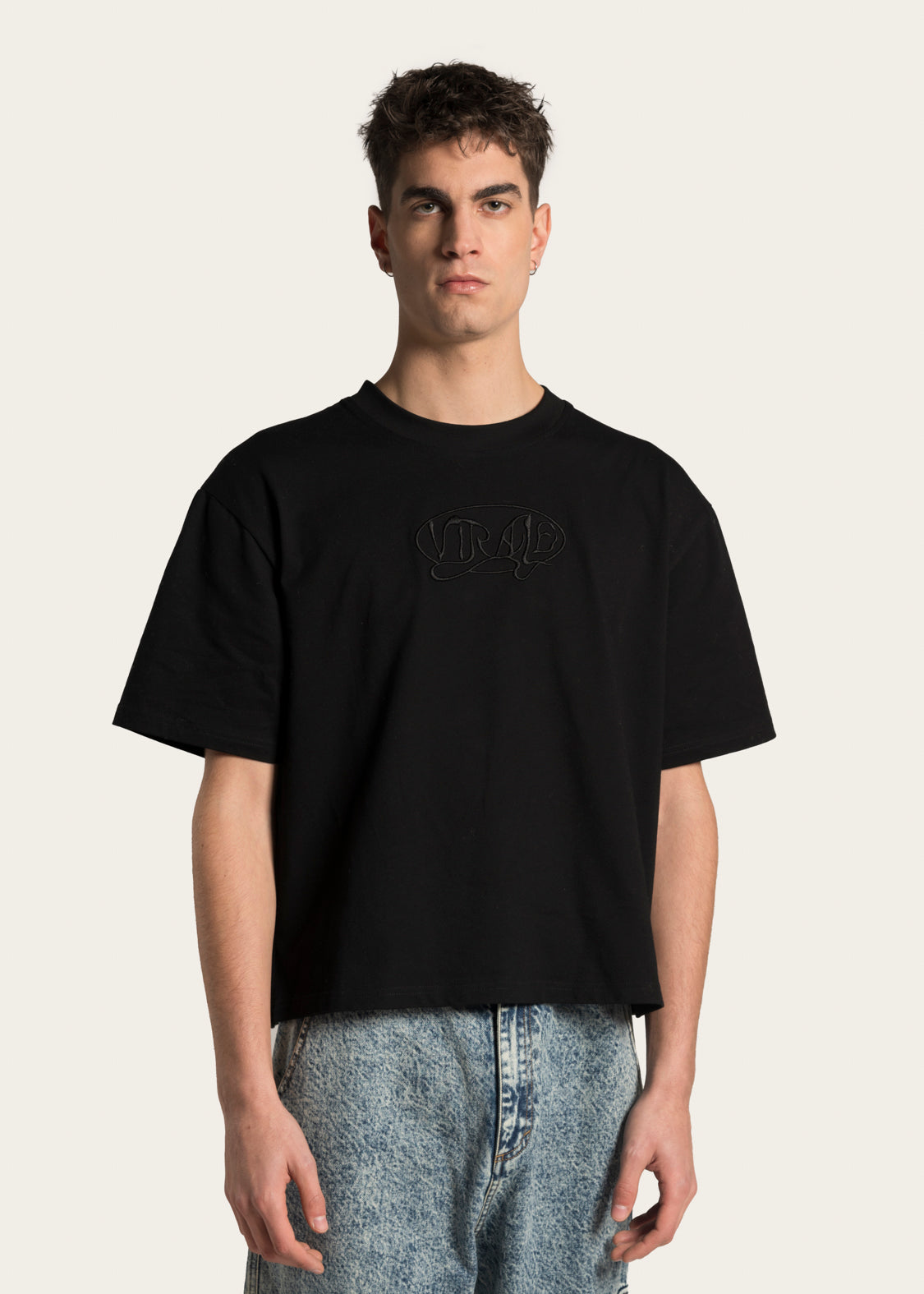 NOBODY CARES TEE BLACK
