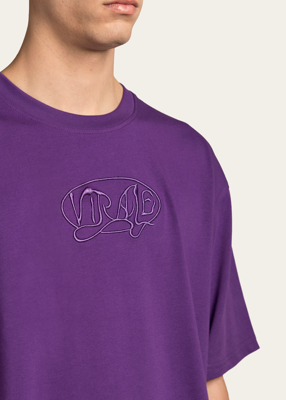 NOBODY CARES TEE PURPLE