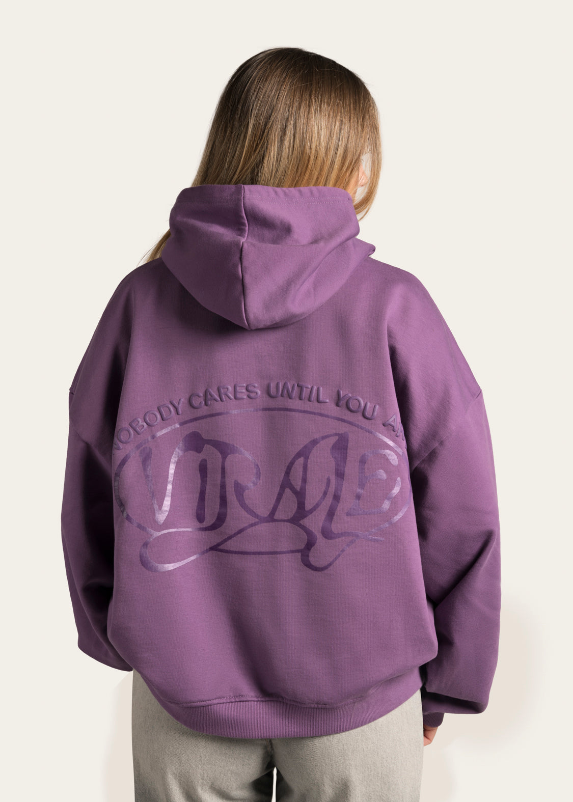 NOBODY CARES HOODIE PURPLE