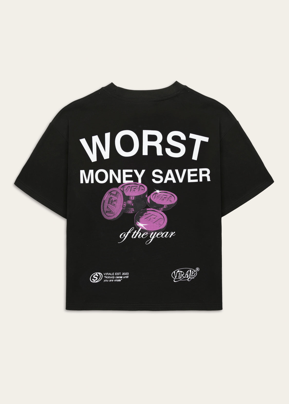 WORST MONEY SAVER TEE BLACK
