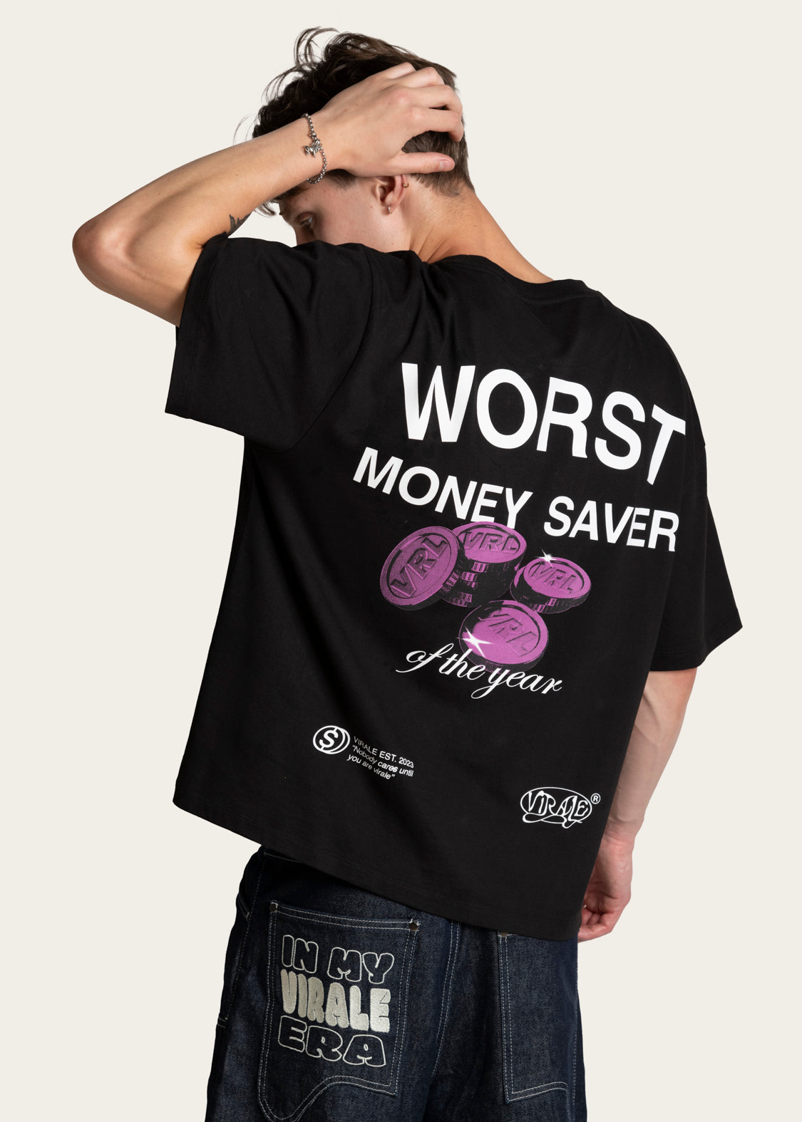 WORST MONEY SAVER TEE BLACK