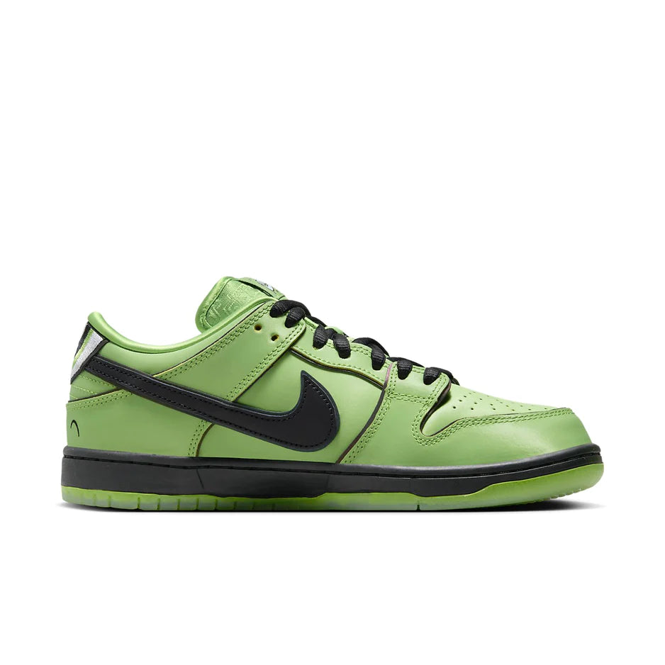 NIKE SB DUNK LOW X THE POWERPUFF GIRLS BUTTERCUP