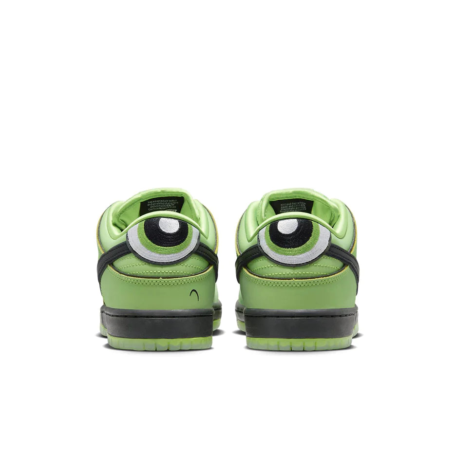 NIKE SB DUNK LOW X THE POWERPUFF GIRLS BUTTERCUP