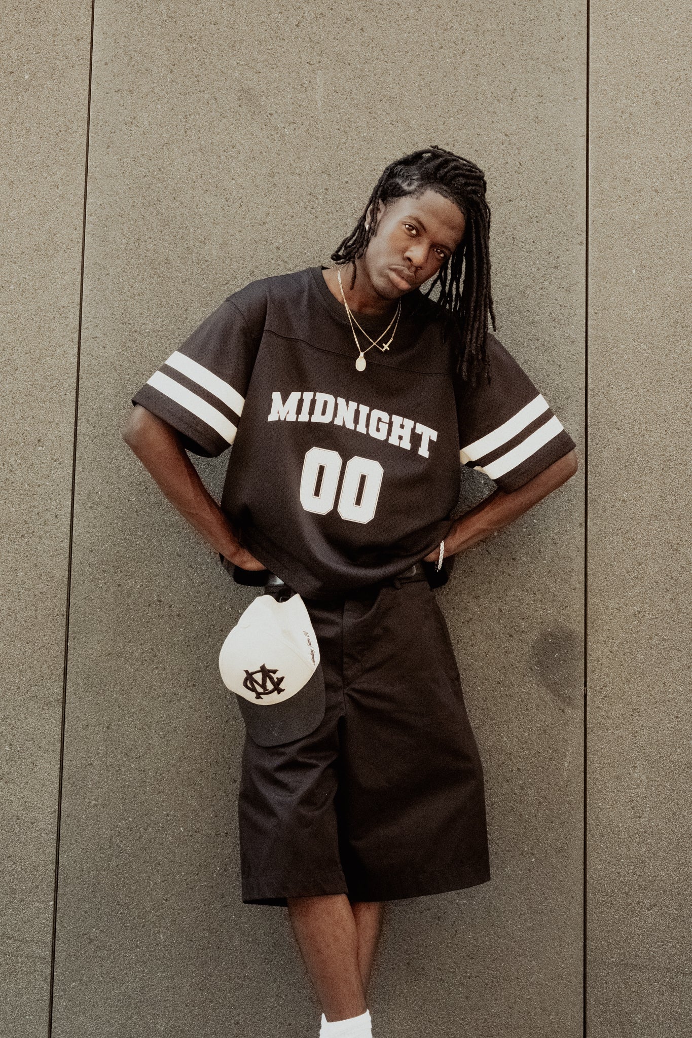 00 MESH JERSEY - BLACK