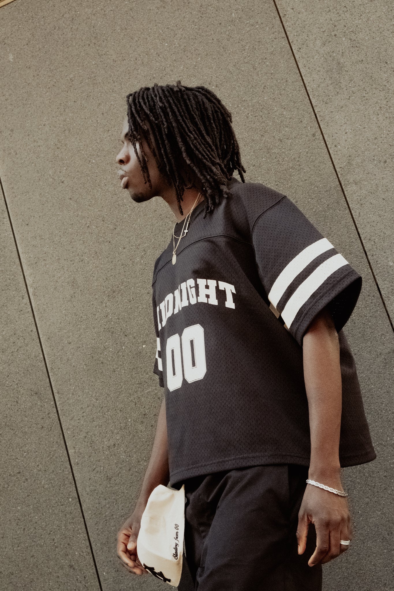 00 MESH JERSEY - BLACK