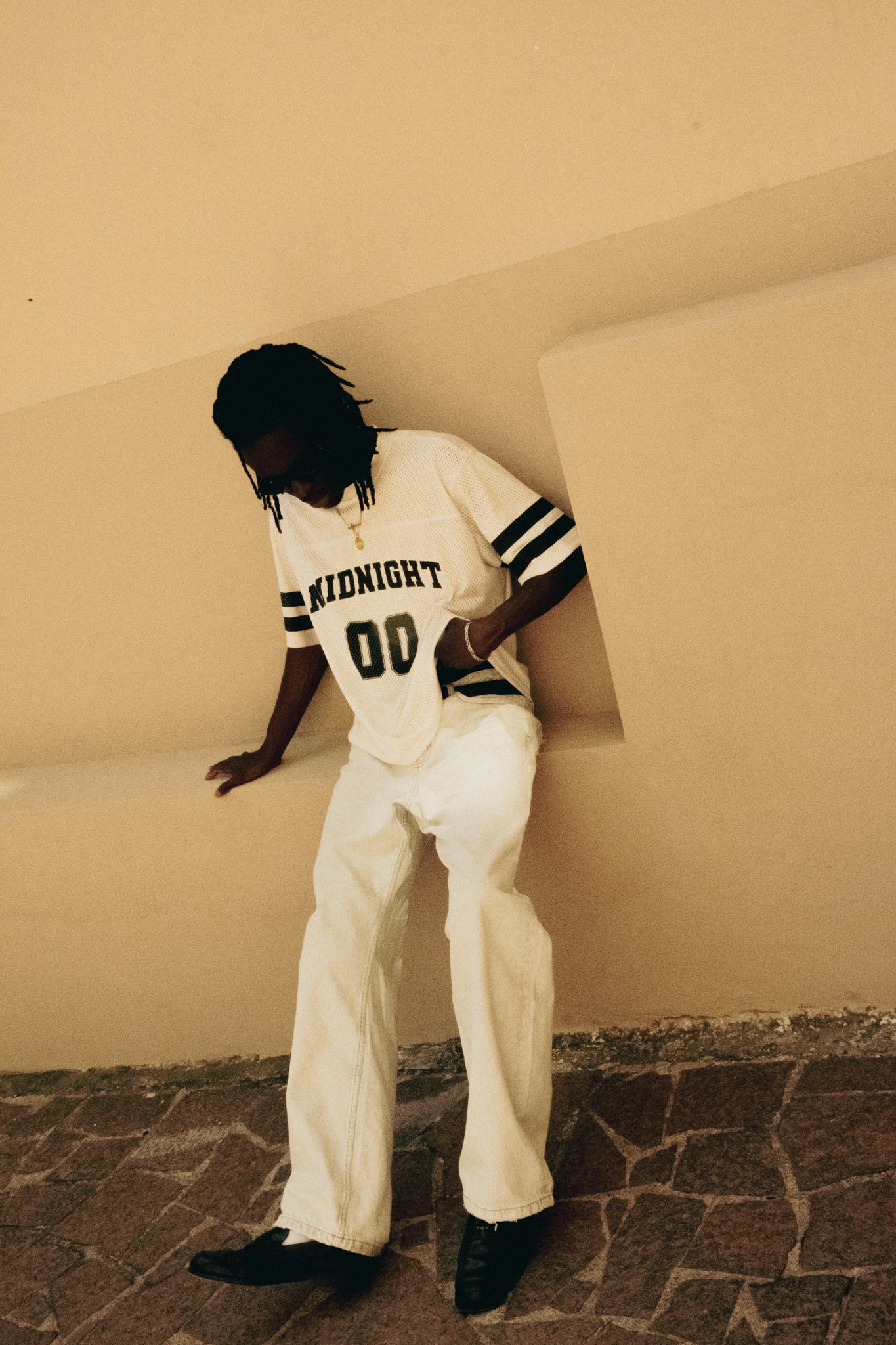 00 MESH JERSEY - CREAM
