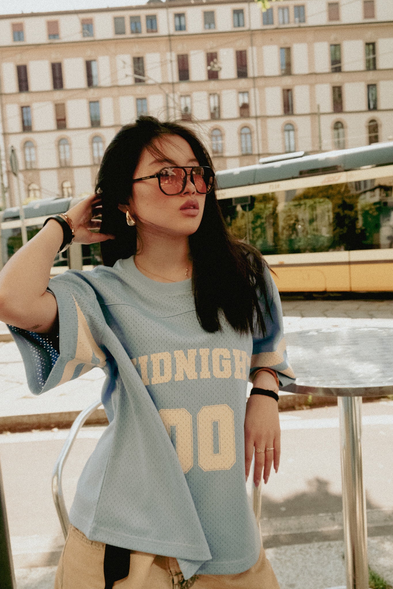 00 MESH JERSEY - SKY BLUE
