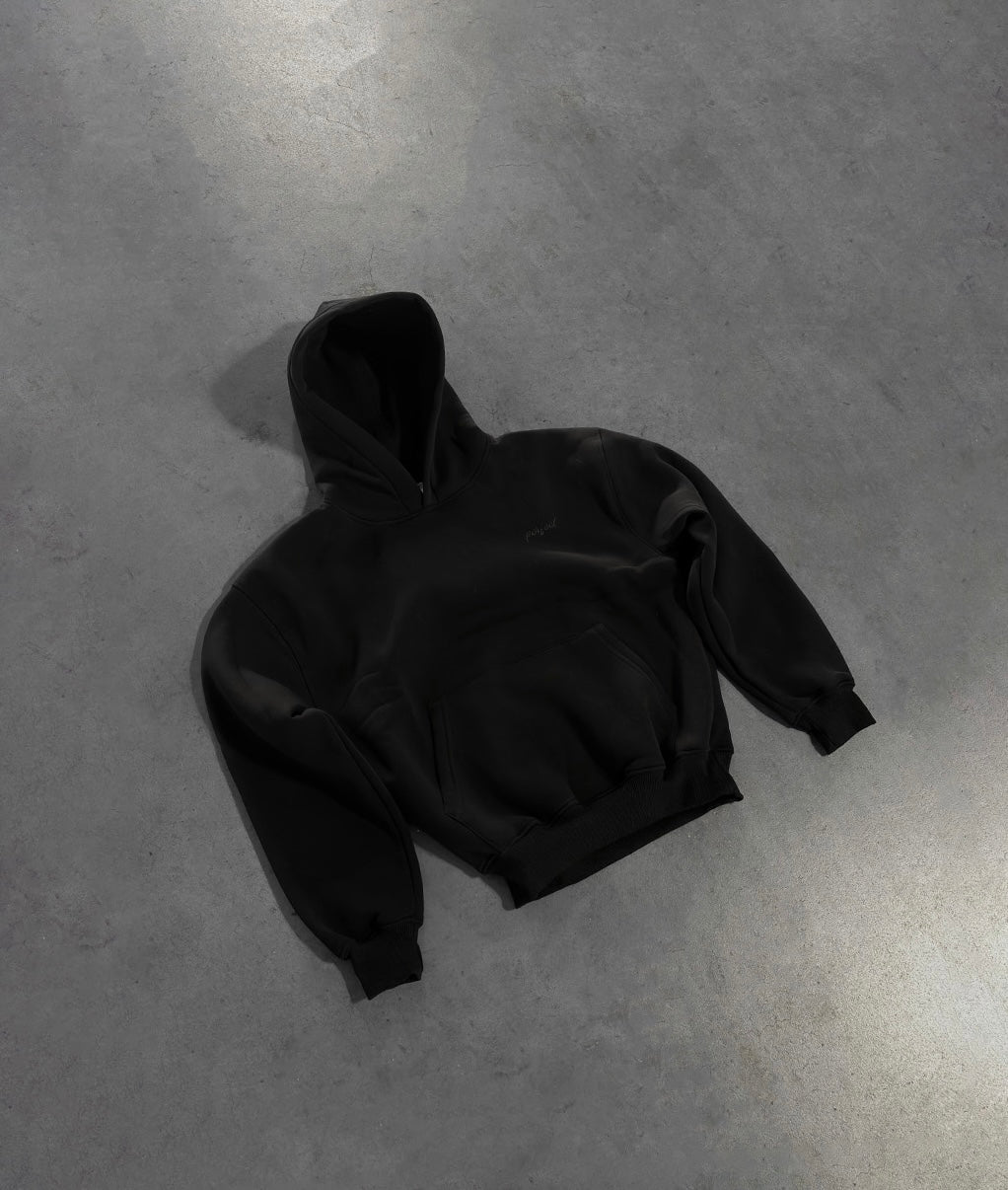 Black hoodie