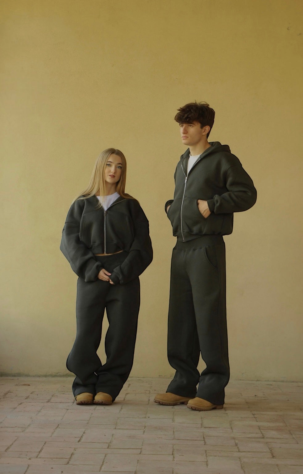 Military green pant