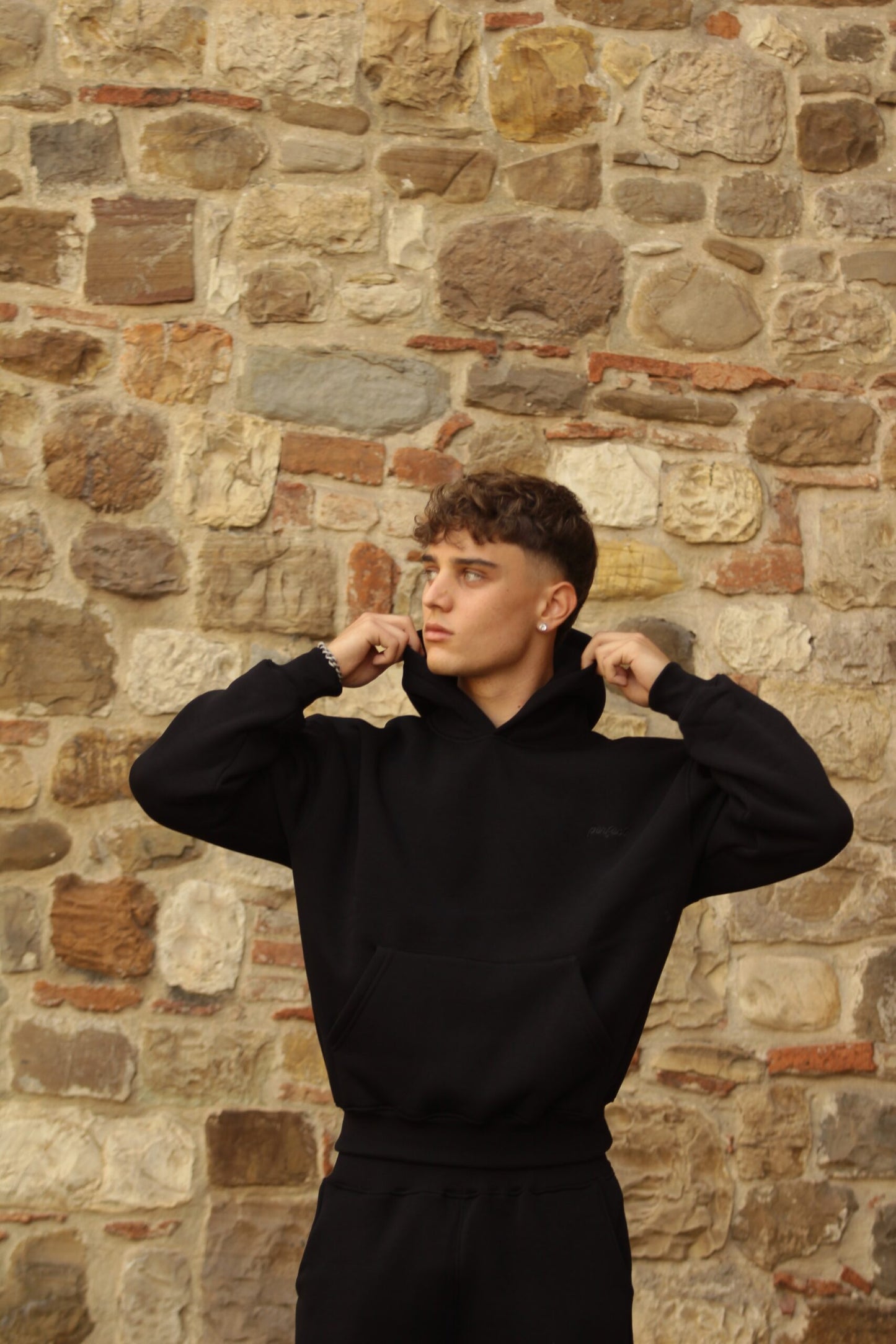 Black hoodie