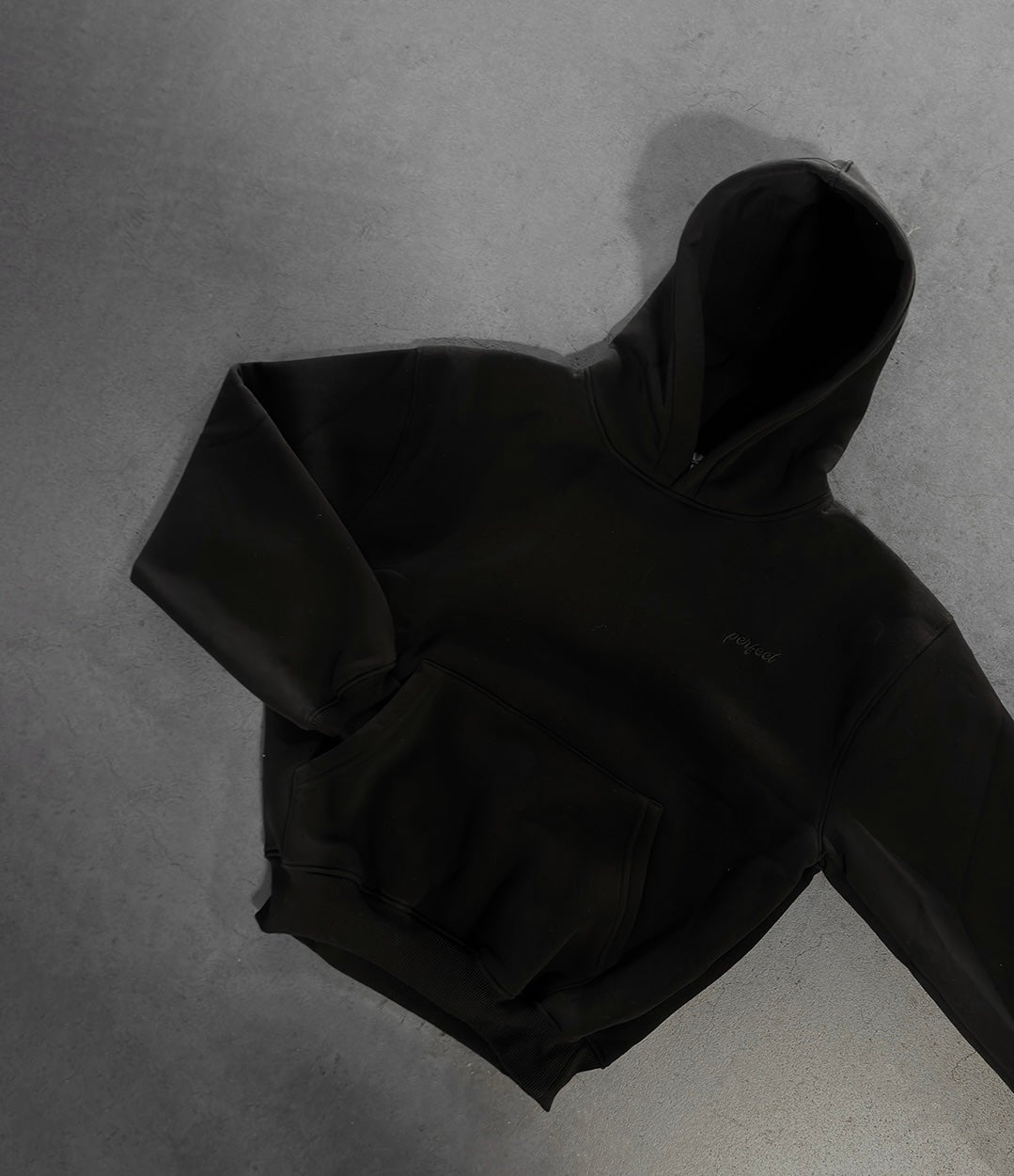 Black hoodie