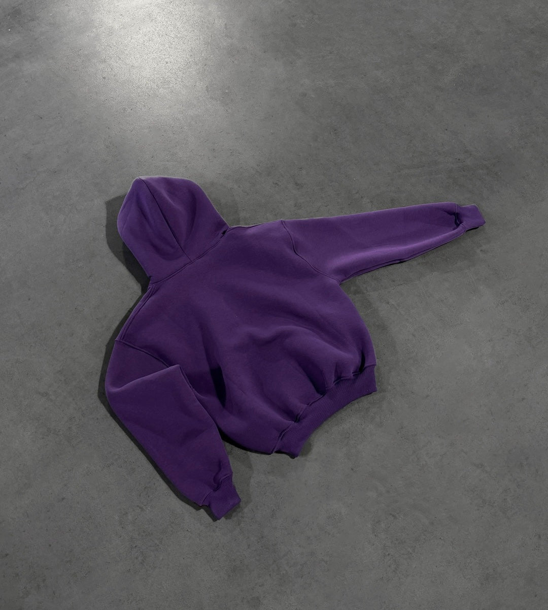 Purple zip hoodie