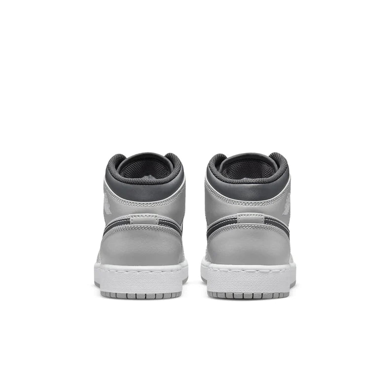 Air Jordan 1 Mid Light Smoke Grey (GS) - LACEOFF PARMA - 3