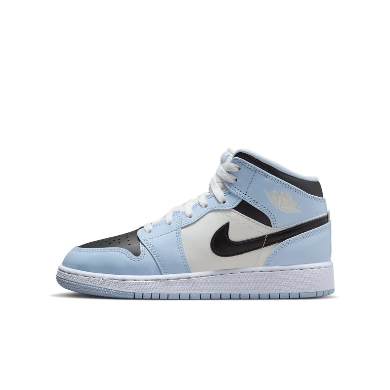 Air Jordan 1 Mid Ice Blue (GS) - LACEOFF PARMA - 1