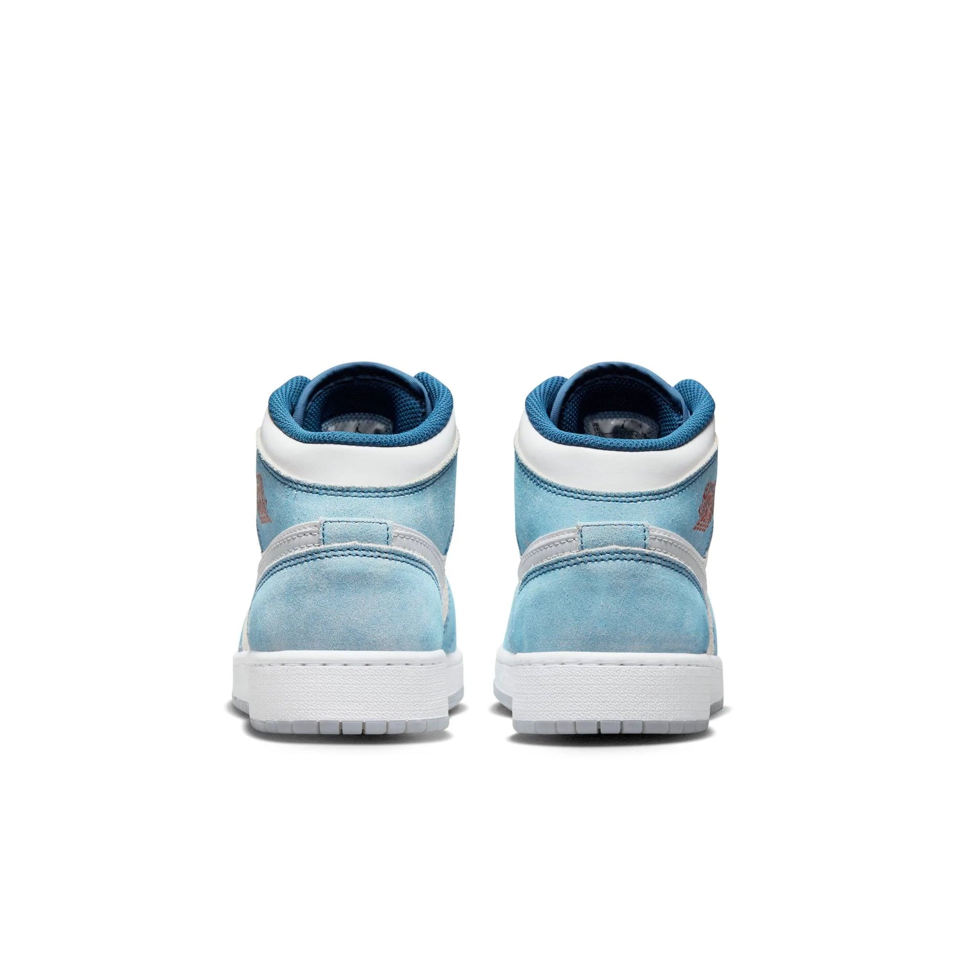 Air Jordan 1 Mid French Blue Fire Red (GS) - LACEOFF PARMA - 2