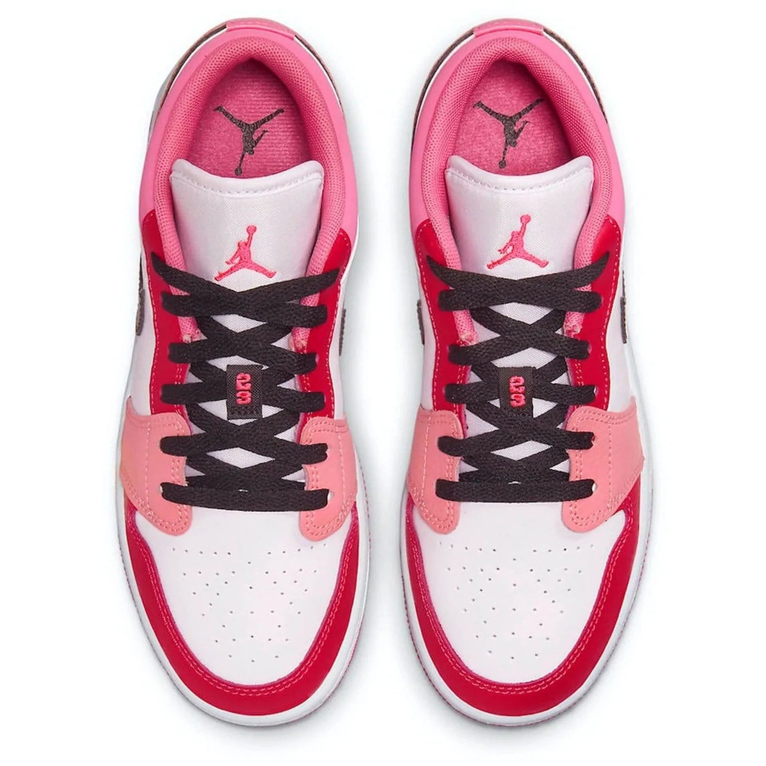 Air Jordan 1 Low Pink RED (GS) - LACEOFF PARMA - 2