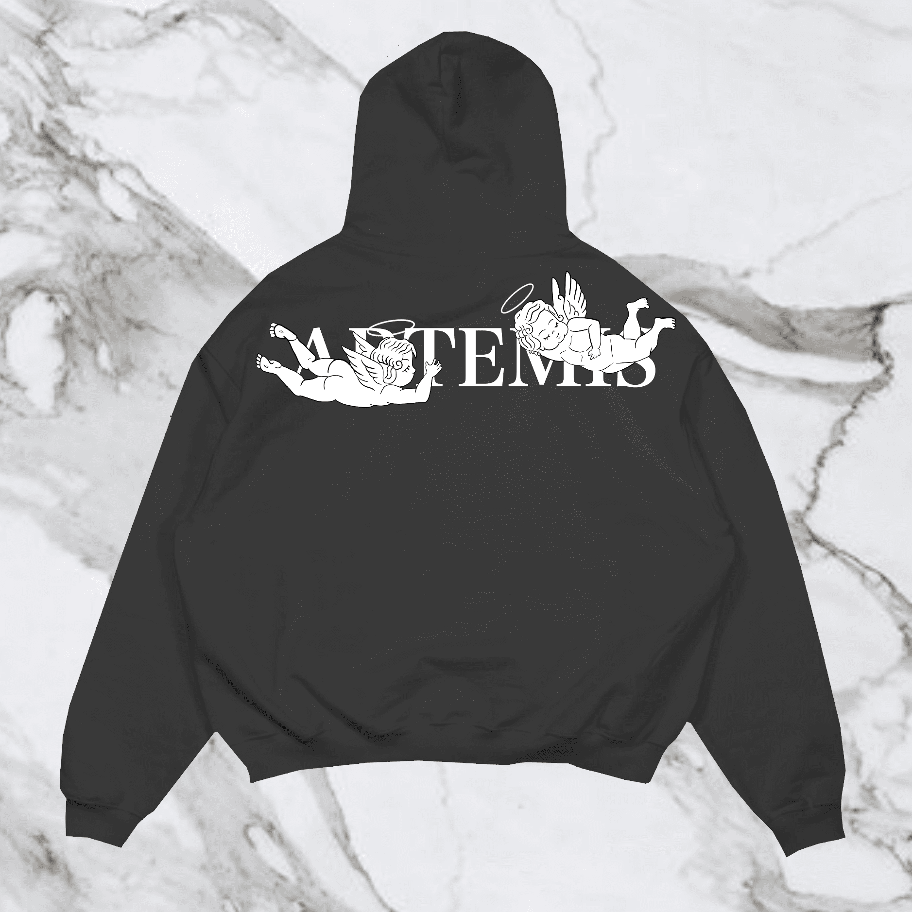 Artemis Angels Hoodie Black - LACEOFF PARMA - 2