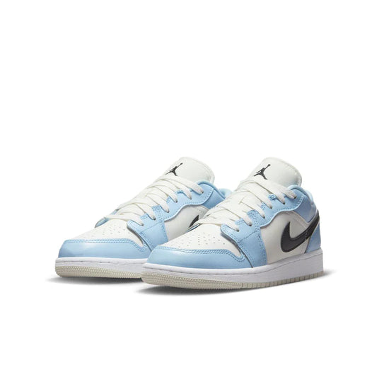 Air Jordan 1 Low Ice Blue Black (GS) - LACEOFF PARMA - 0