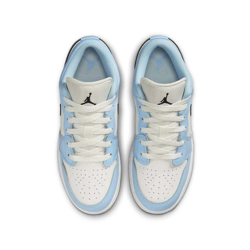 Air Jordan 1 Low Ice Blue Black (GS) - LACEOFF PARMA - 2