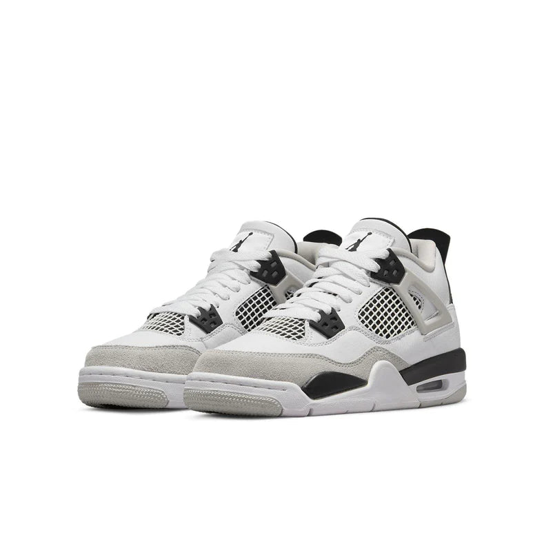 Air Jordan 4 Retro Military Black (GS) - LACEOFF PARMA - 0
