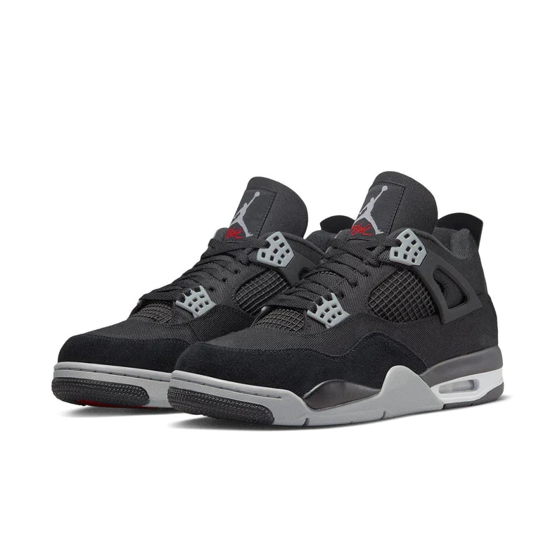 Air Jordan 4 Retro SE Black Canvas - LACEOFF PARMA - 0