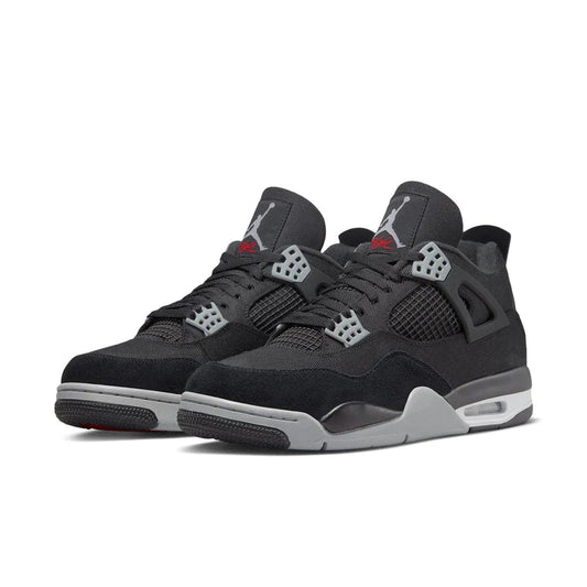 Air Jordan 4 Retro SE Black Canvas - LACEOFF PARMA - 0
